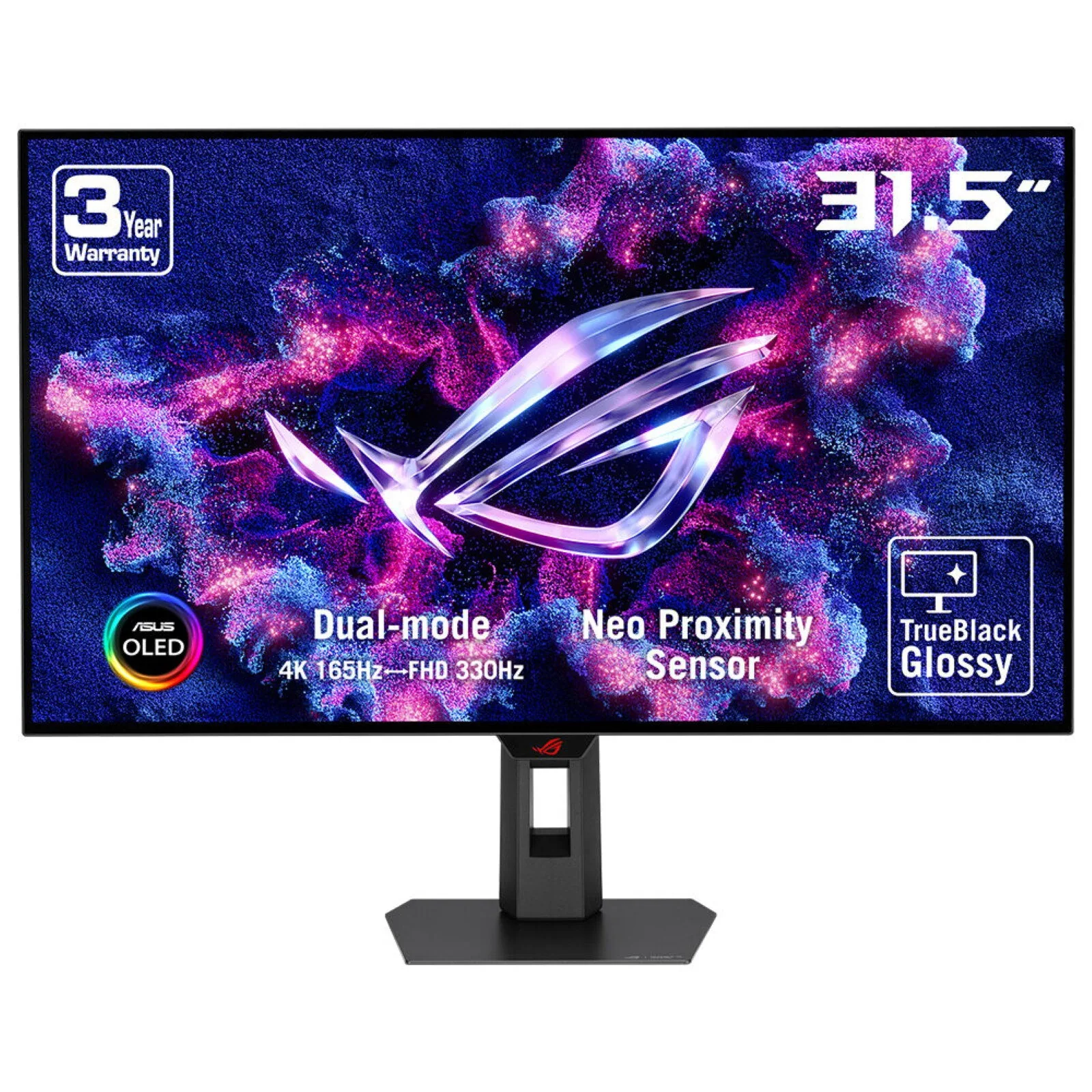 ASUS ROG Strix OLED XG32UCWG Computerbildschirm 80 cm (31.5") 3840 x 2160 Pixel 4K Ultra HD Schwarz – Bild 1