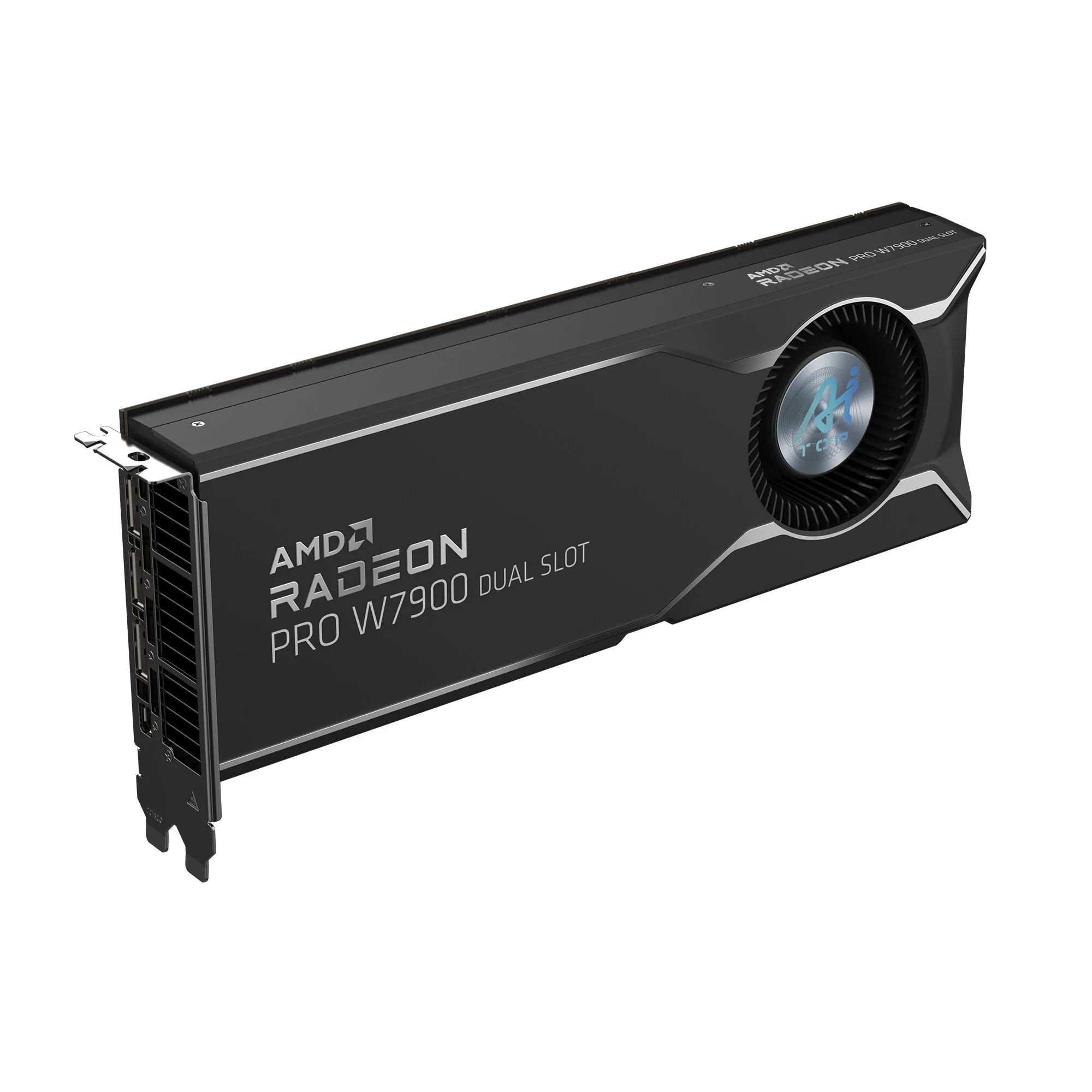 GIGABYTE Radeon PRO W7900 Dual Slot AI TOP 48G Grafikkarte - 48GB GDDR6, 384bit, PCI-E 4.0, 3 x DisplayPort 2.1, W7900 AI TOP 48G – Bild 4