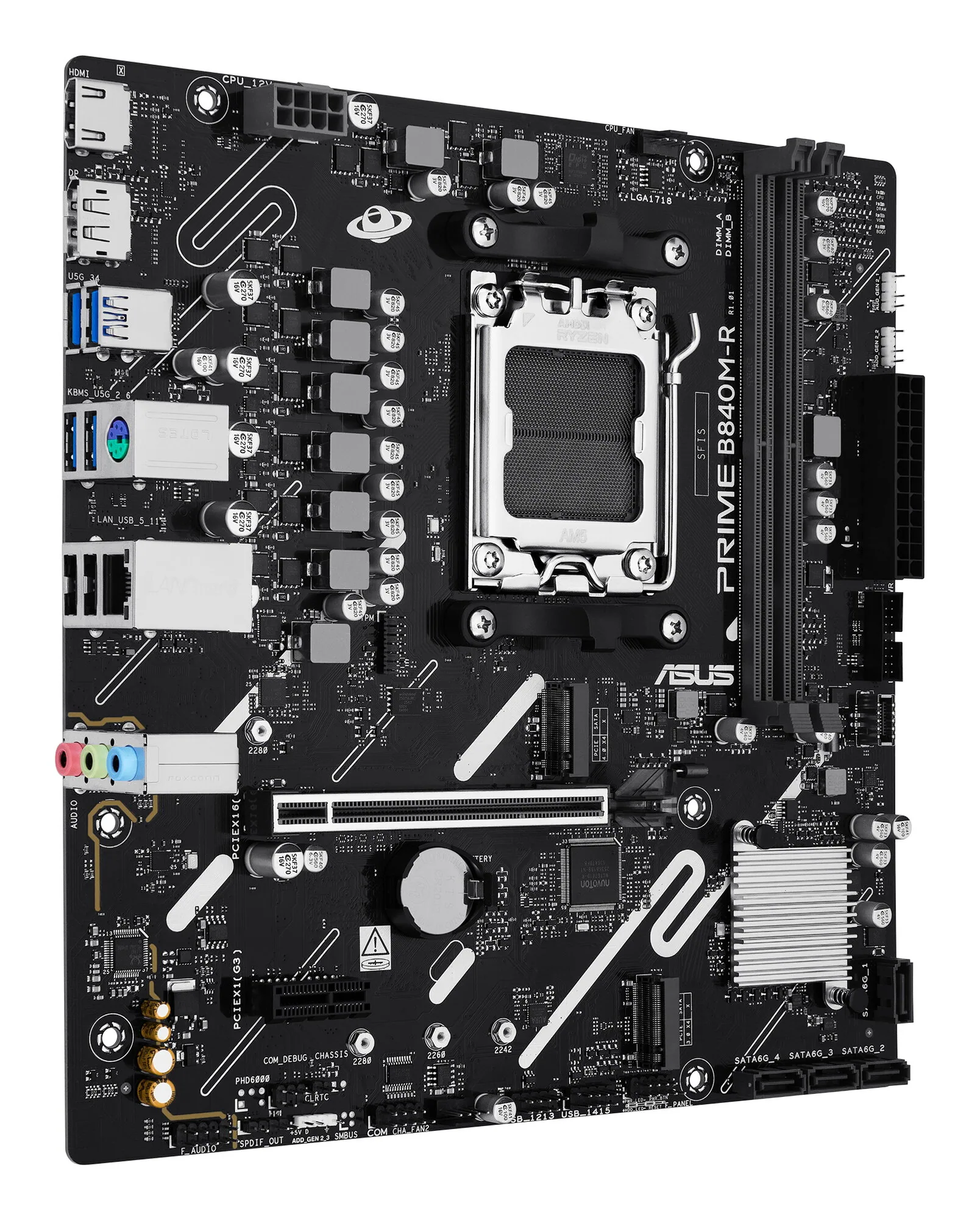 ASUS PRIME B840M-R AMD B840 Sockel AM5 micro ATX – Bild 2