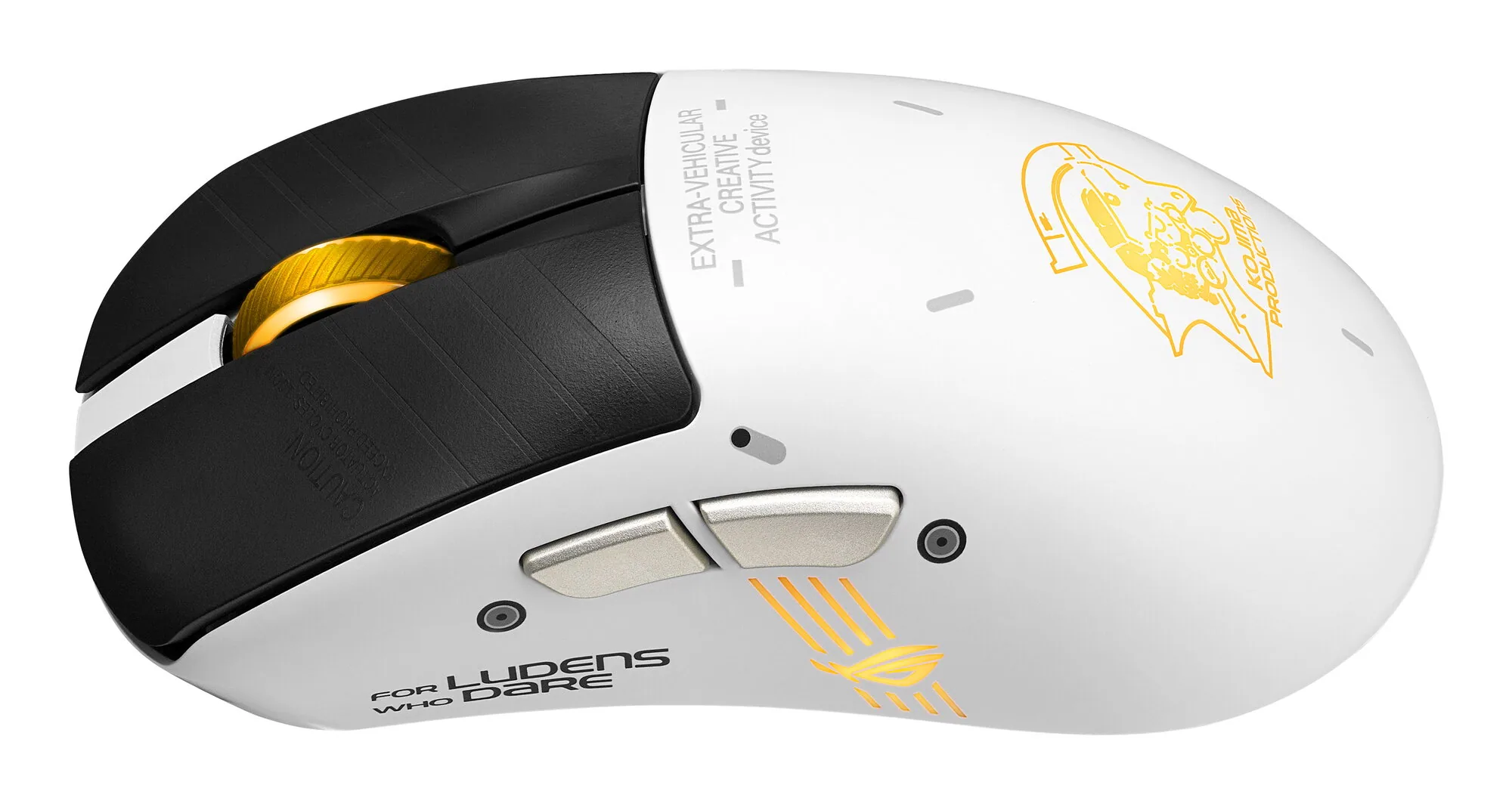 ASUS ROG Keris II Origin-KJP Maus Gaming Rechts RF Wireless + Bluetooth + USB Type-A Optisch 42000 DPI – Bild 6
