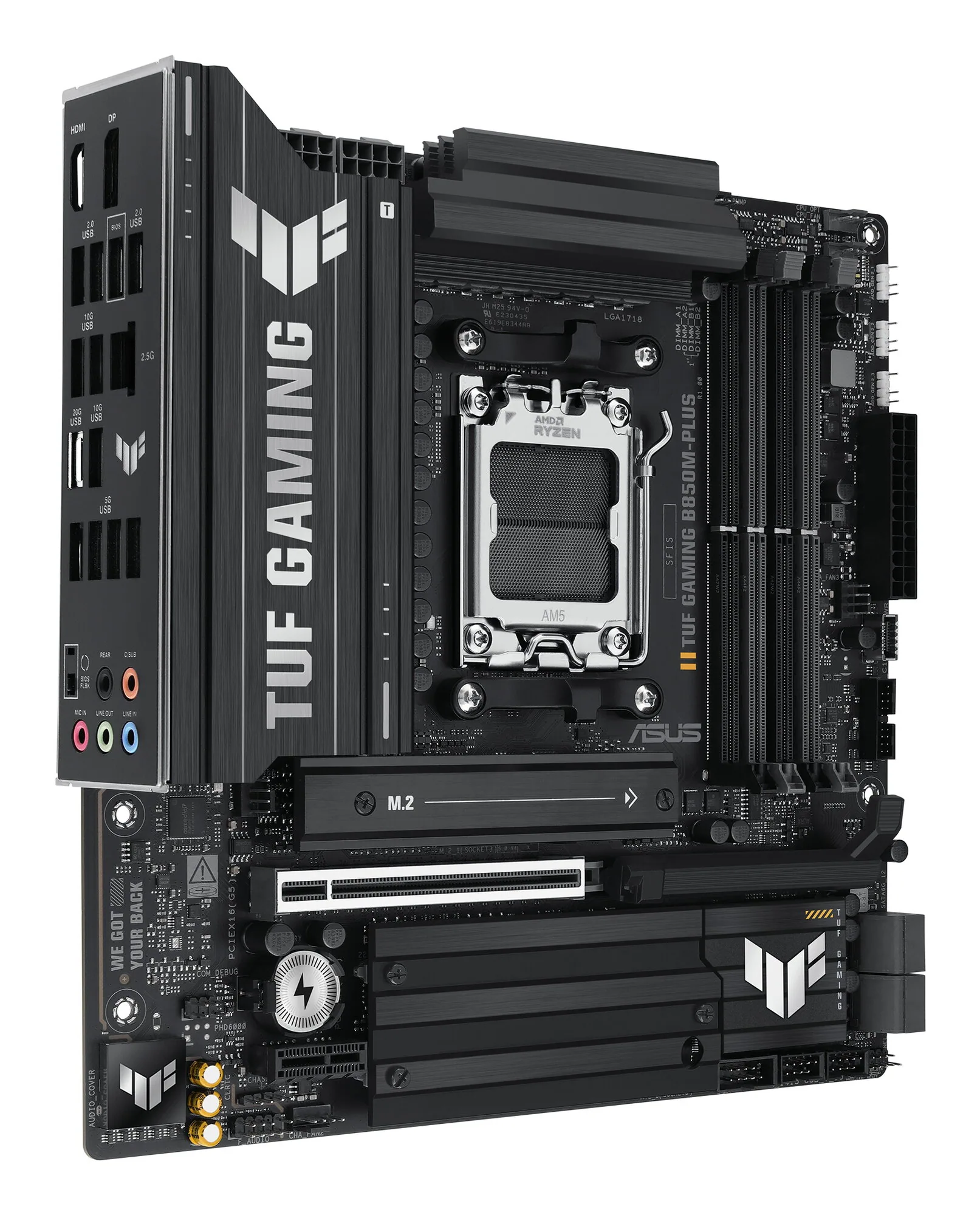 ASUS TUF GAMING B850M-PLUS AMD B850 Sockel AM5 micro ATX – Bild 4