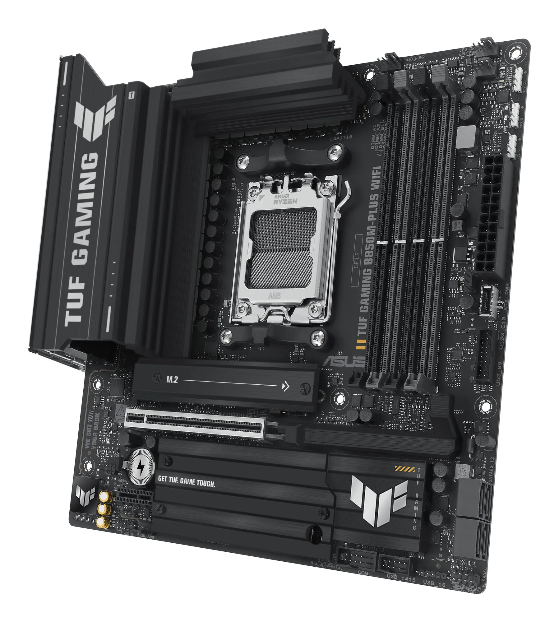ASUS TUF GAMING B850M-PLUS WIFI AMD B850 Sockel AM5 micro ATX – Bild 6