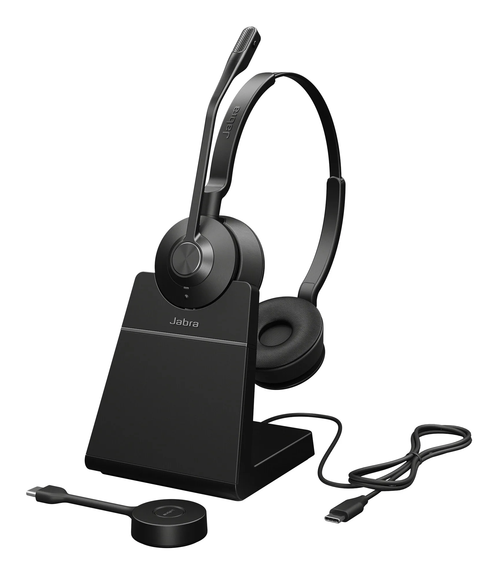 Jabra Engage 55 SE Kopfhörer Kabellos Kopfband Büro/Callcenter Schwarz – Bild 1
