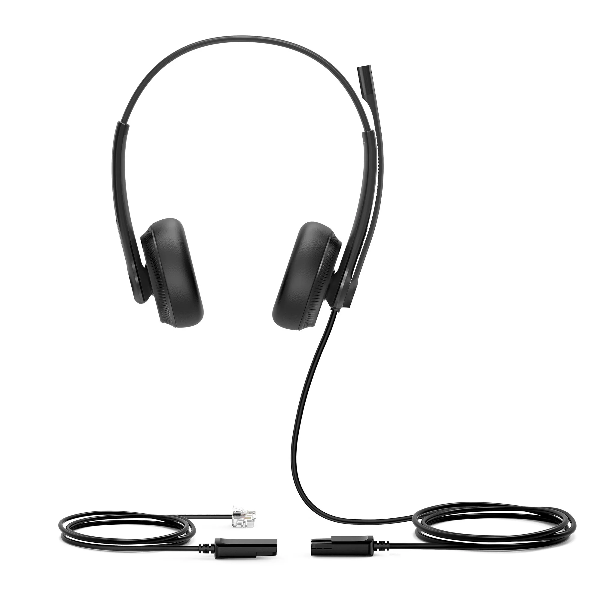 Yealink YHS34 Dual Headset Kopfhörer Kabelgebunden Kopfband Anrufe/Musik Schwarz – Bild 1