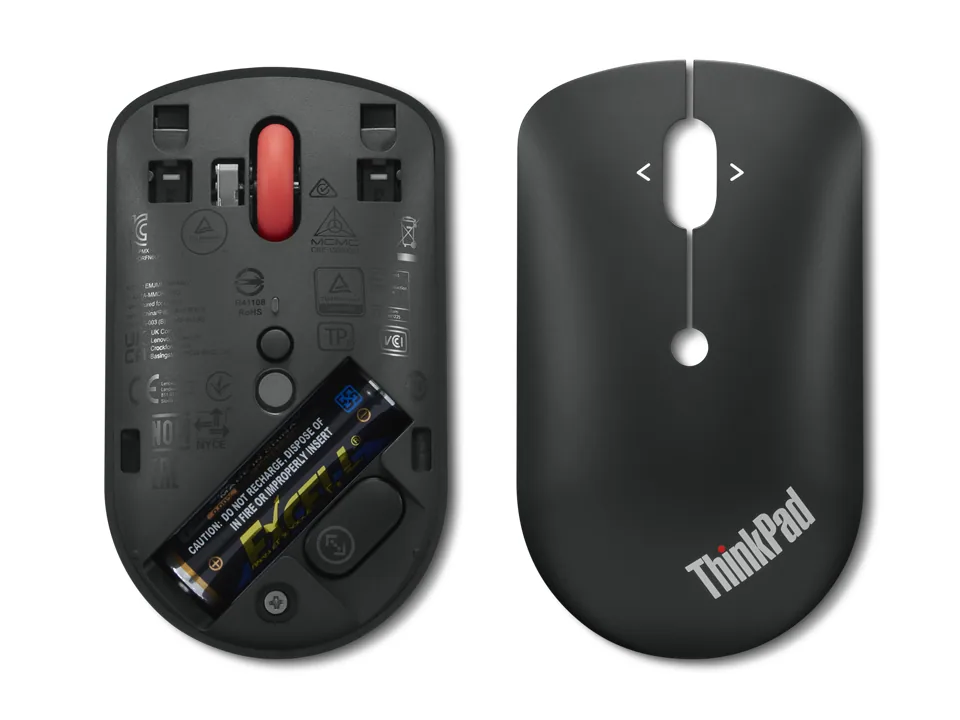 Lenovo ThinkPad USB-C Wireless Compact Maus Büro Beidhändig RF Wireless Optisch 2400 DPI – Bild 3