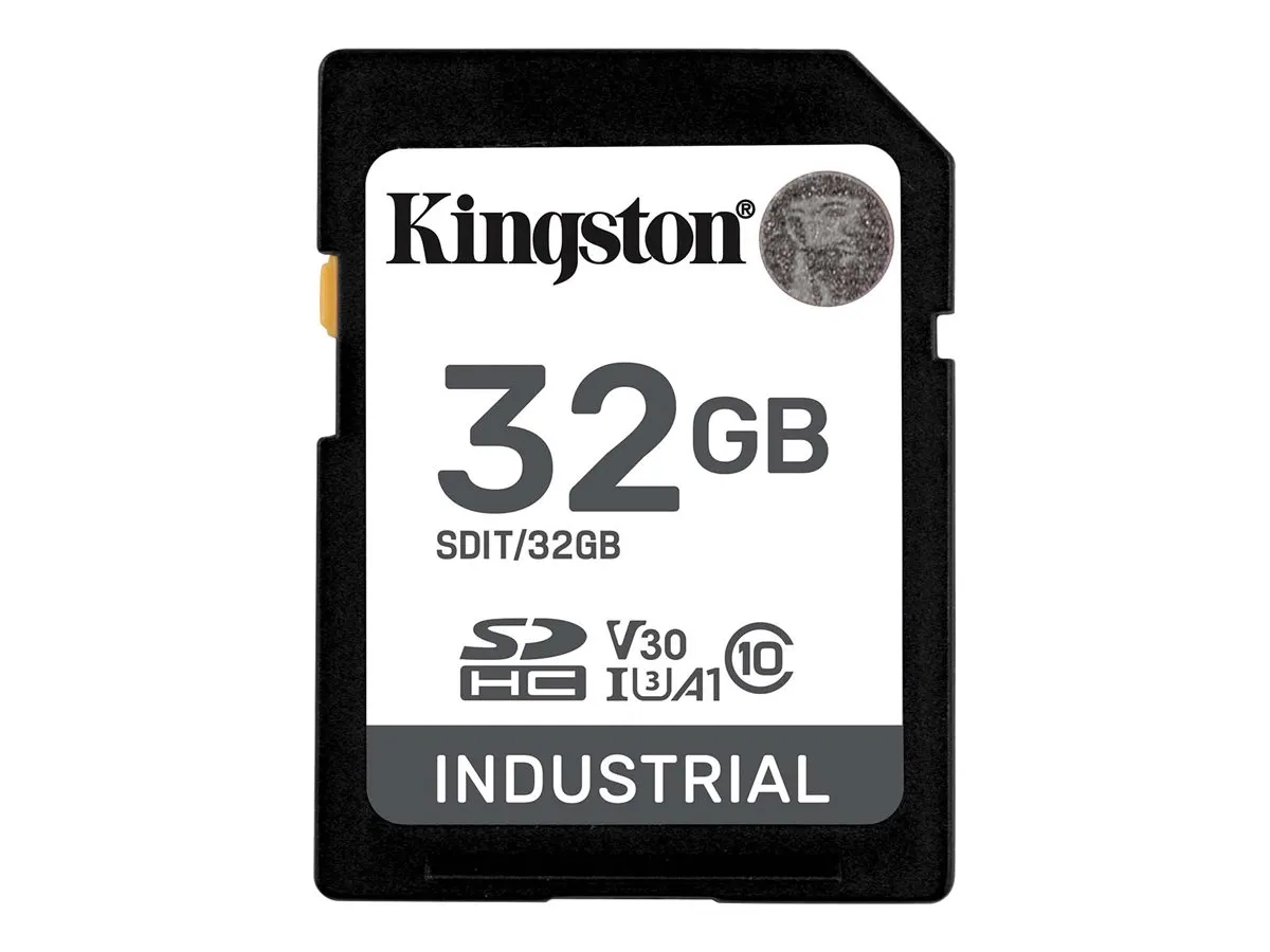 SD Card  32GB Kingston SDHC Industrial -40C to 85C retail