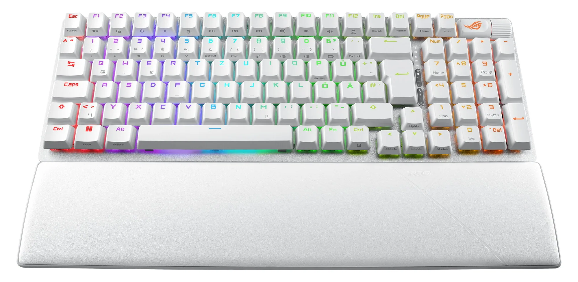ASUS ROG Strix Scope II 96 Wireless Tastatur Gaming USB + RF Wireless + Bluetooth QWERTZ Deutsch Weiß – Bild 3