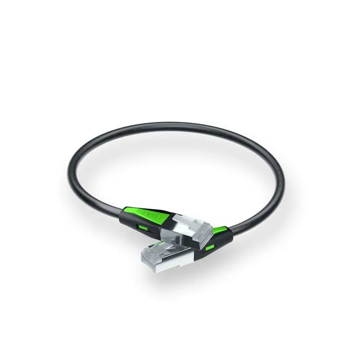 Zyxel ACCESSORY-ZZ0109F Netzwerkkabel Schwarz 0,18 m Cat6a SF/FTP – Bild 1