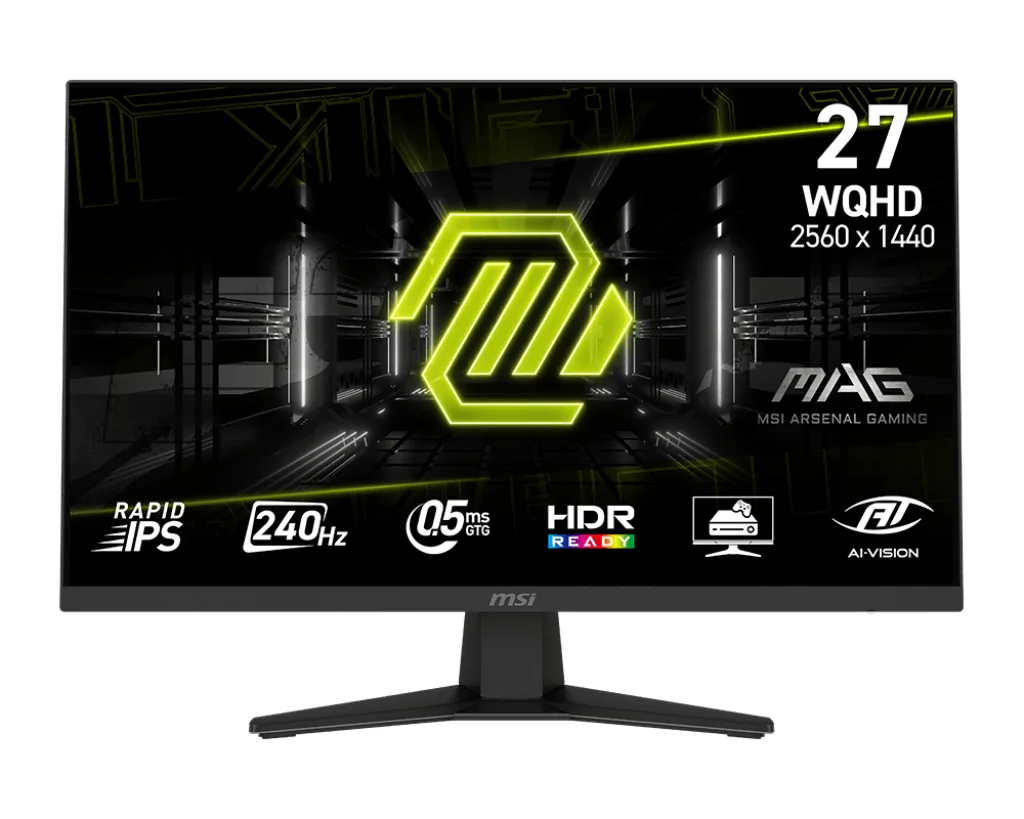 MSI MAG 274QFDE X24 Computerbildschirm 68,6 cm (27") 2560 x 1440 Pixel Wide Quad HD LCD Schwarz – Bild 1