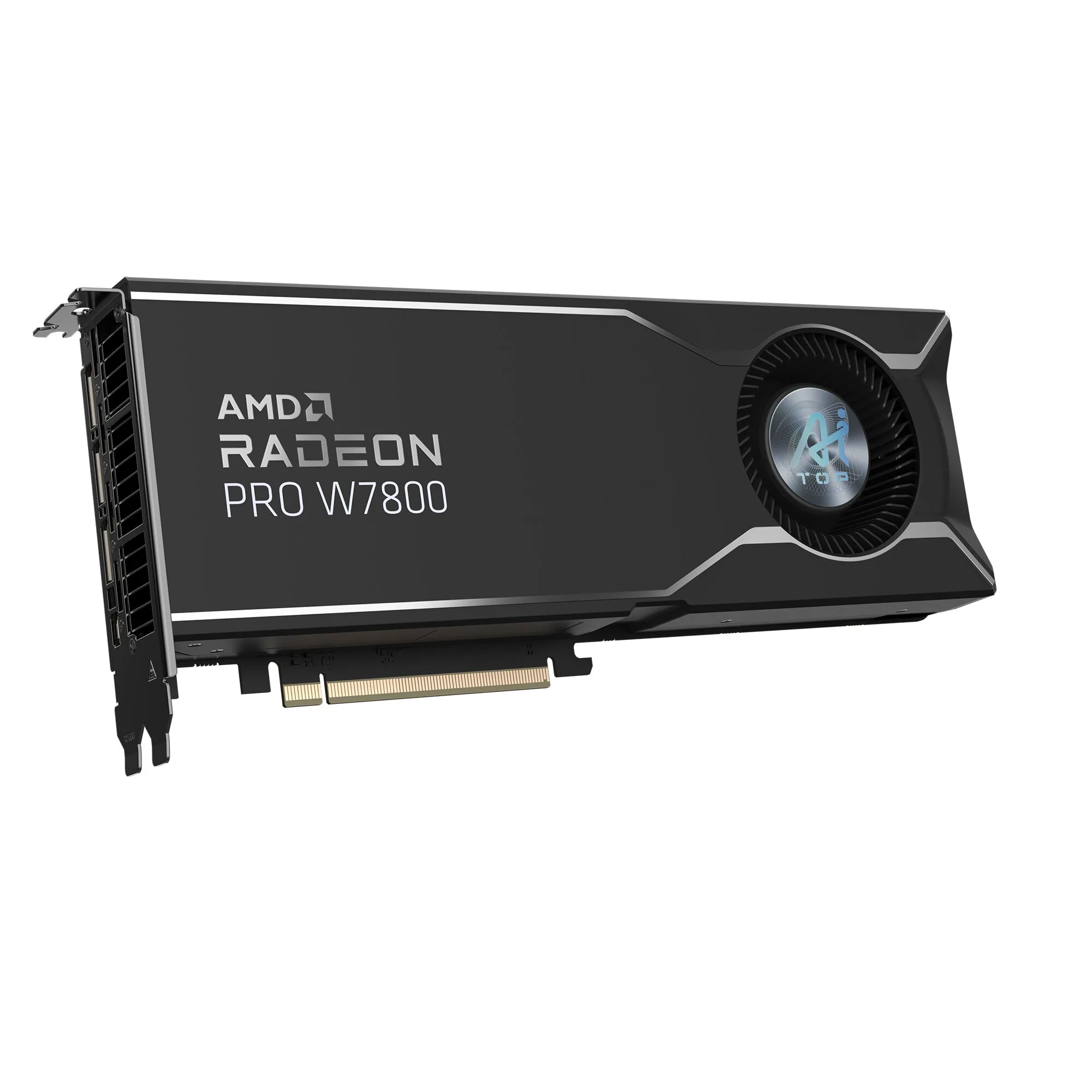GIGABYTE Radeon PRO W7800 AI TOP 32G Grafikkarte - 32GB GDDR6, 256bit, PCI-E 4.0, 3 x DisplayPort 2.1, W7800 AI TOP 32G – Bild 3