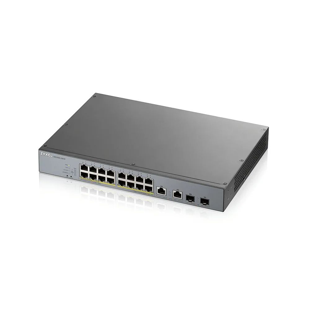 Zyxel GS1350-18HP-EU0101F Netzwerk-Switch Managed L2 Gigabit Ethernet (10/100/1000) Power over Ethernet (PoE) Grau – Bild 3