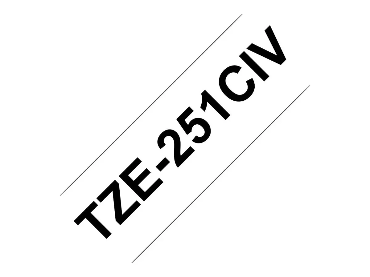 Brother TZE251CIV Etiketten erstellendes Band TZ