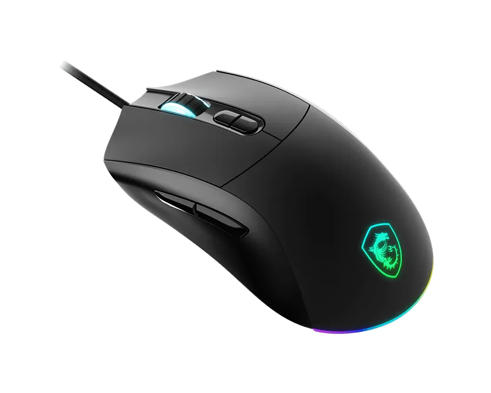 MSI FORGE GM320 Maus Gaming Beidhändig USB Typ-A Optisch 12800 DPI – Bild 2