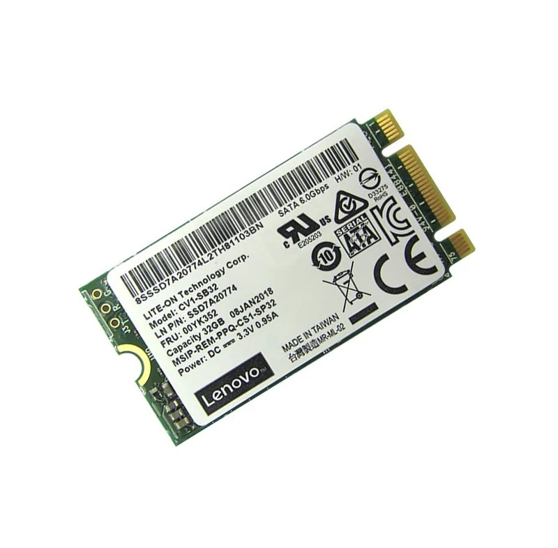 Lenovo 7N47A00129 Internes Solid State Drive 32 GB M.2 Serial ATA III MLC – Bild 1