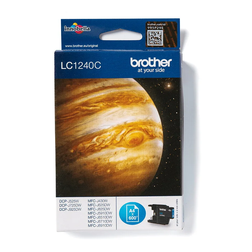 Brother LC1240C Druckerpatrone 1 Stück(e) Original Cyan – Bild 2