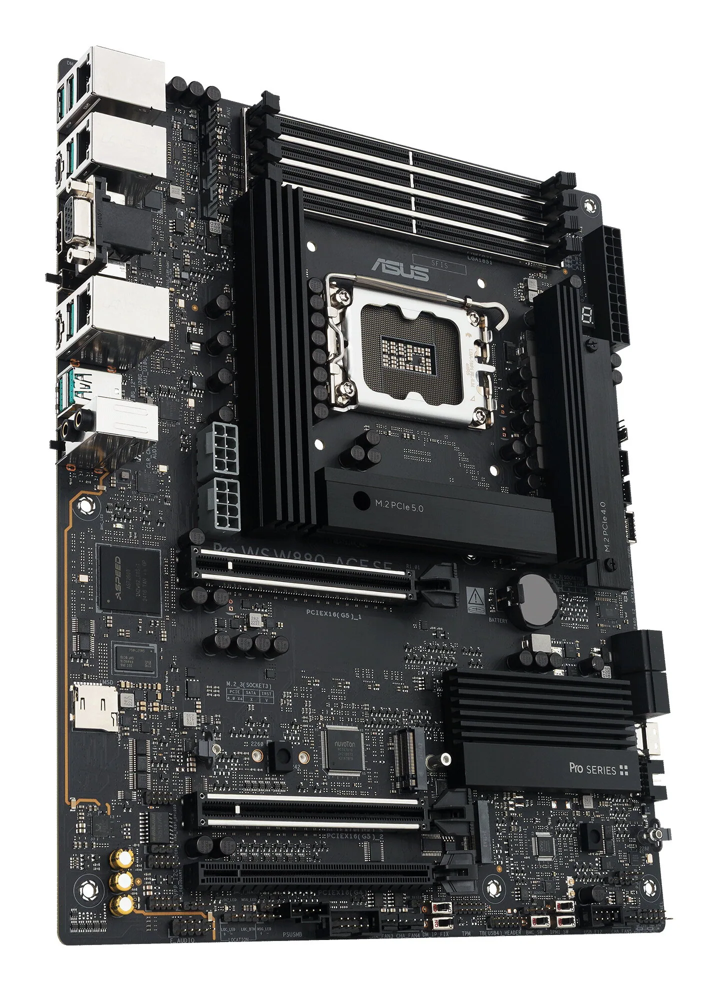ASUS PRO WS W880-ACE SE Intel W880 LGA 1851 (Socket V1) ATX – Bild 4