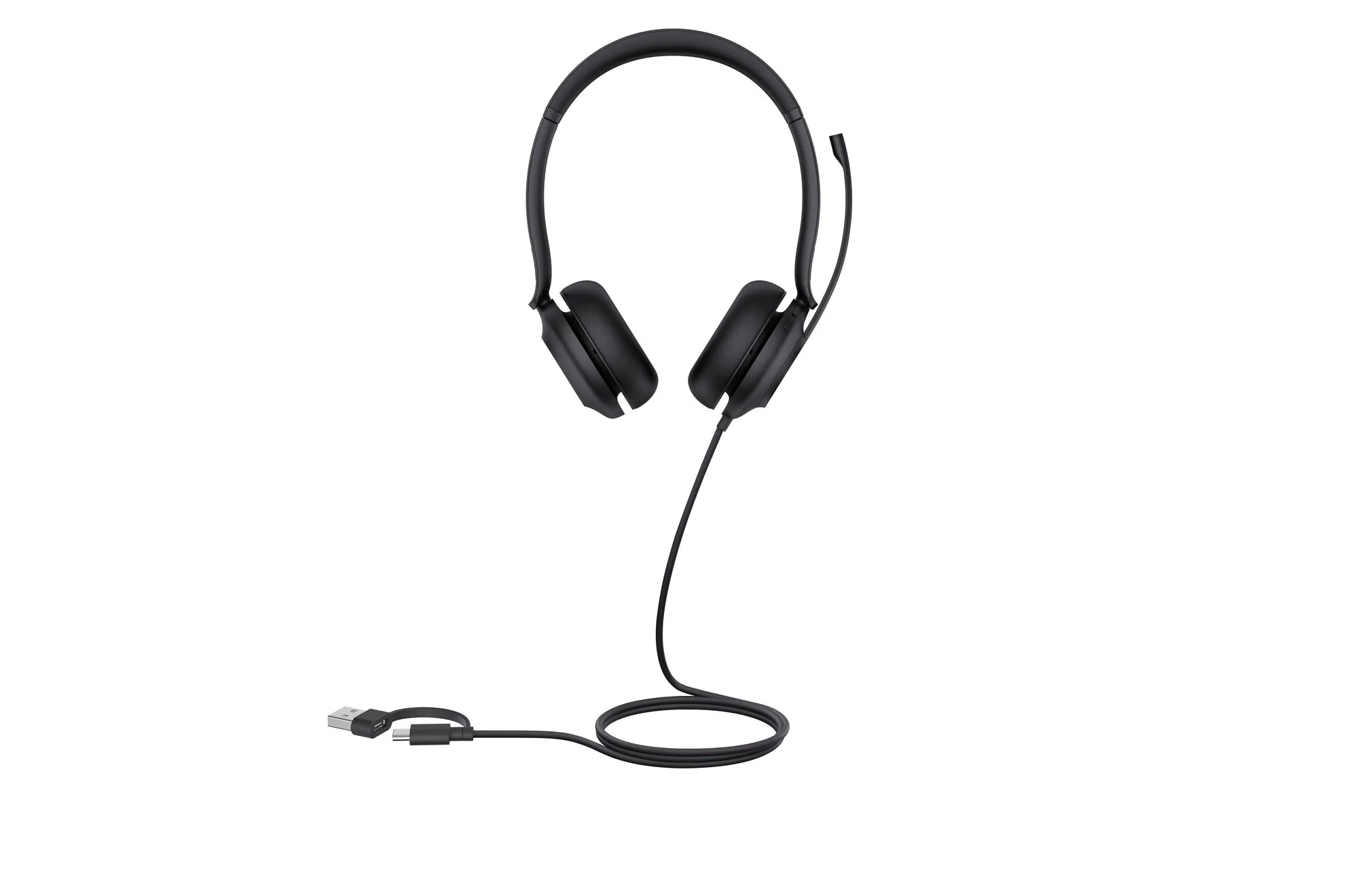 Yealink UH35 Dual Teams USB-C/A Headset Kopfhörer Kabelgebunden Kopfband Anrufe/Musik USB Type-C / USB Type-A Schwarz – Bild 1