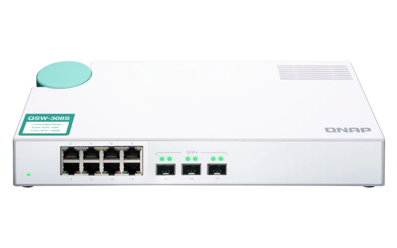 QNAP QSW-308S Netzwerk-Switch Unmanaged Gigabit Ethernet (10/100/1000) Weiß – Bild 8