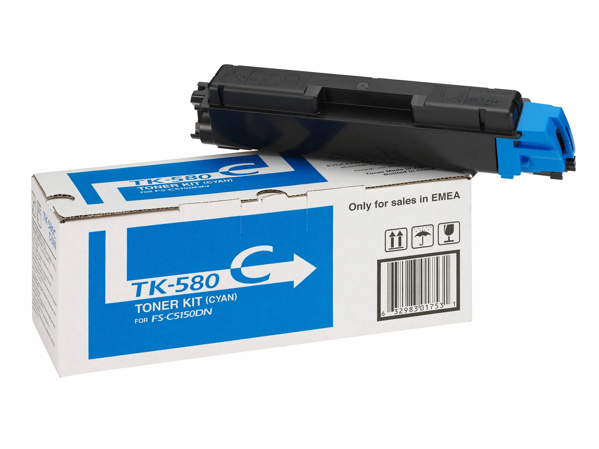 KYOCERA TK-580C Tonerkartusche 1 Stück(e) Original Cyan – Bild 4