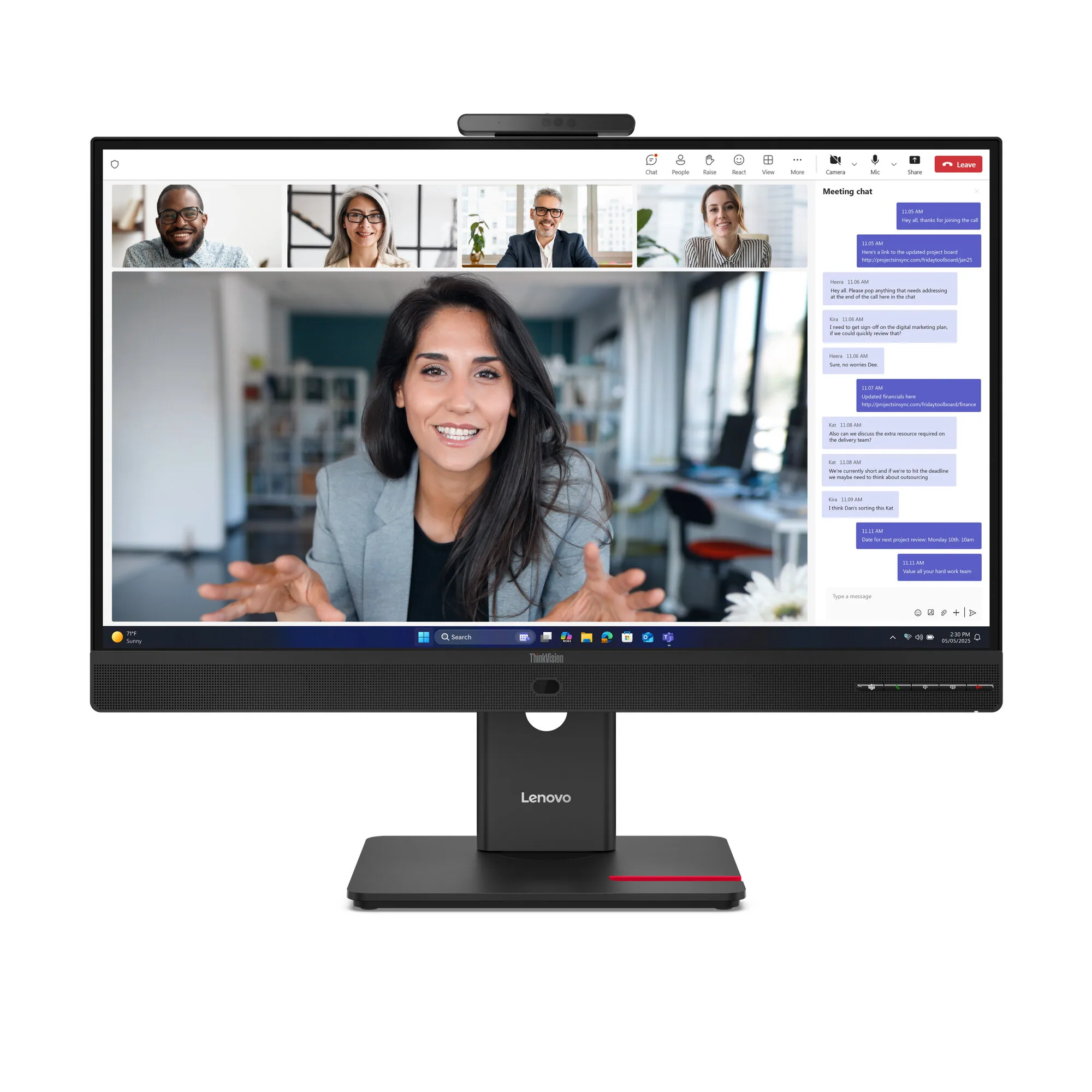 Lenovo ThinkVision T24-4v Monitor – Bild 2