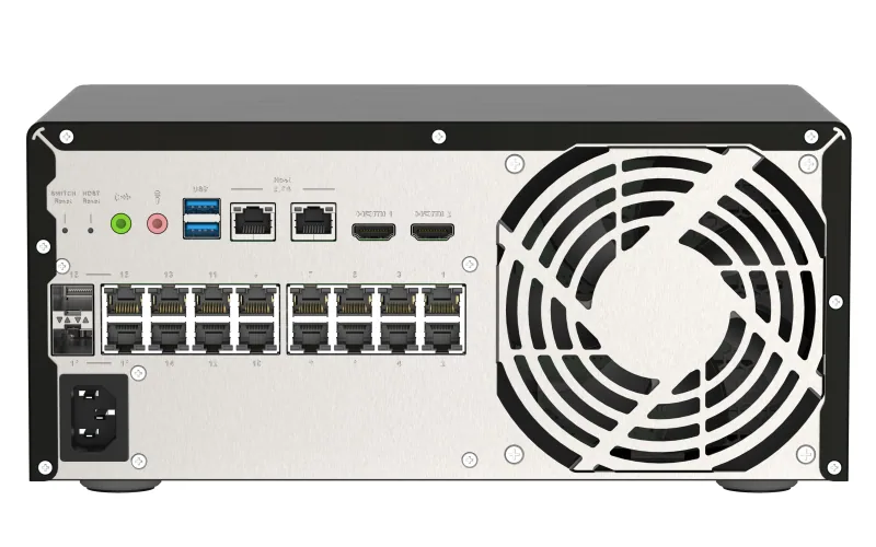 QNAP QGD-3014-16PT-8G Netzwerk-Switch Managed Gigabit Ethernet (10/100/1000) Power over Ethernet (PoE) Schwarz – Bild 6