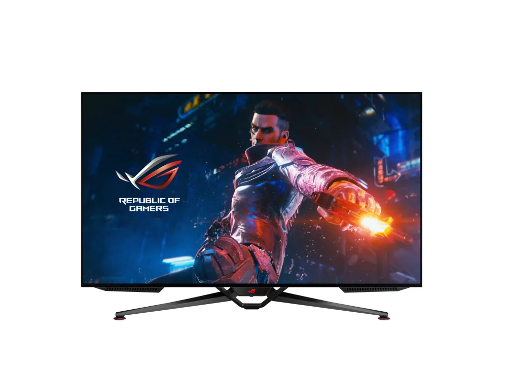 ASUS ROG Swift PG48UQ Computerbildschirm 120,7 cm (47.5") 3840 x 2160 Pixel 4K Ultra HD OLED Schwarz – Bild 1