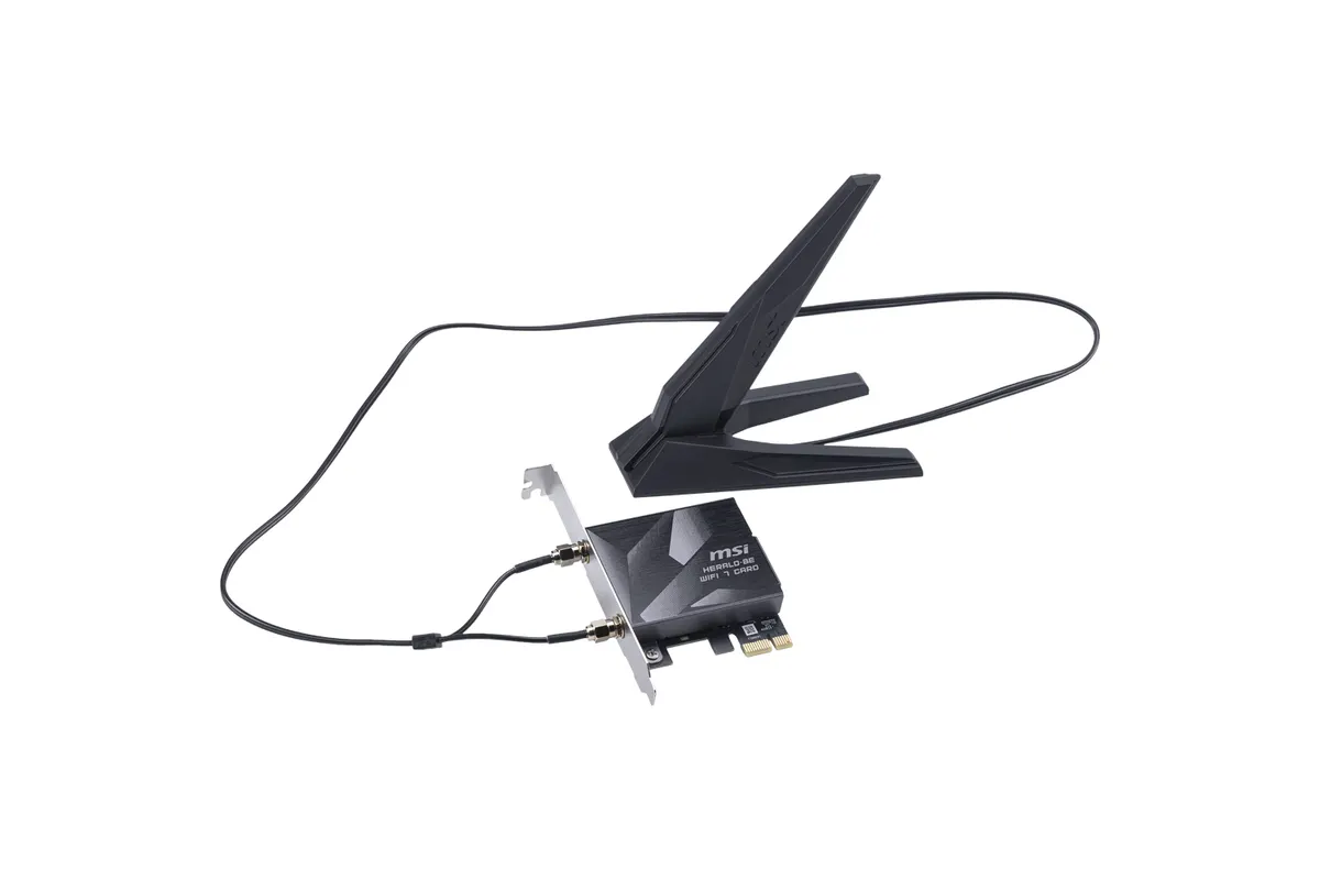MSI Herald BE9400 WiFi7 PCIe x1 card (Bulk)