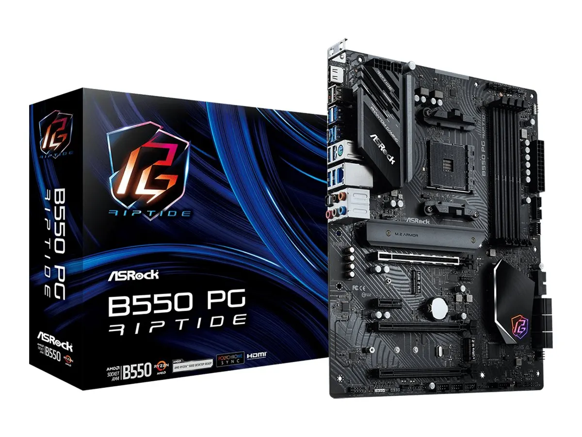 ASRock B550  PG Riptide          AM4 ATX  HDMI          DDR4 retail