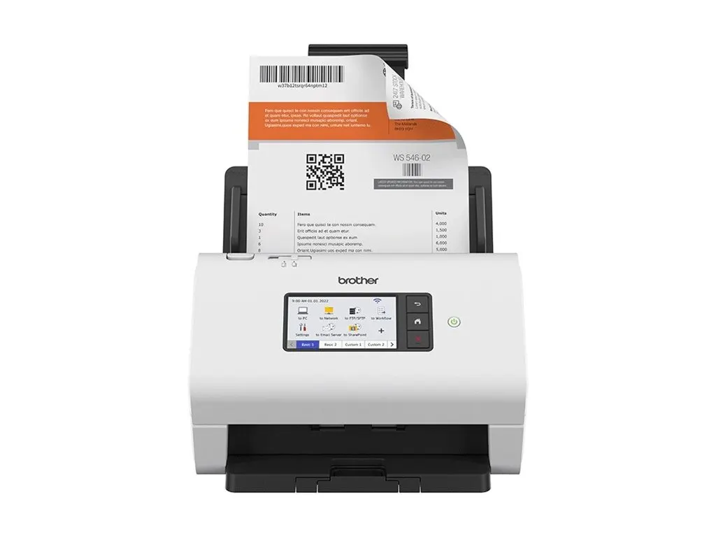 Brother ADS-4900W Scanner ADF + Bogenscanner 600 x 600 DPI A4 Schwarz, Weiß