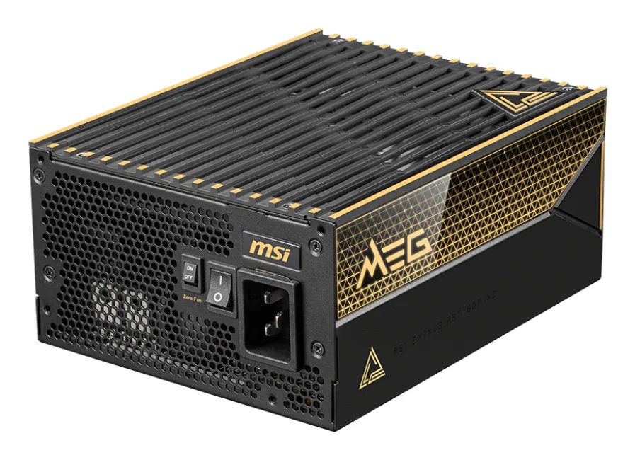 MSI MEG Ai1600T PCIE5 Netzteil 1600 W 24-pin ATX ATX Schwarz – Bild 1