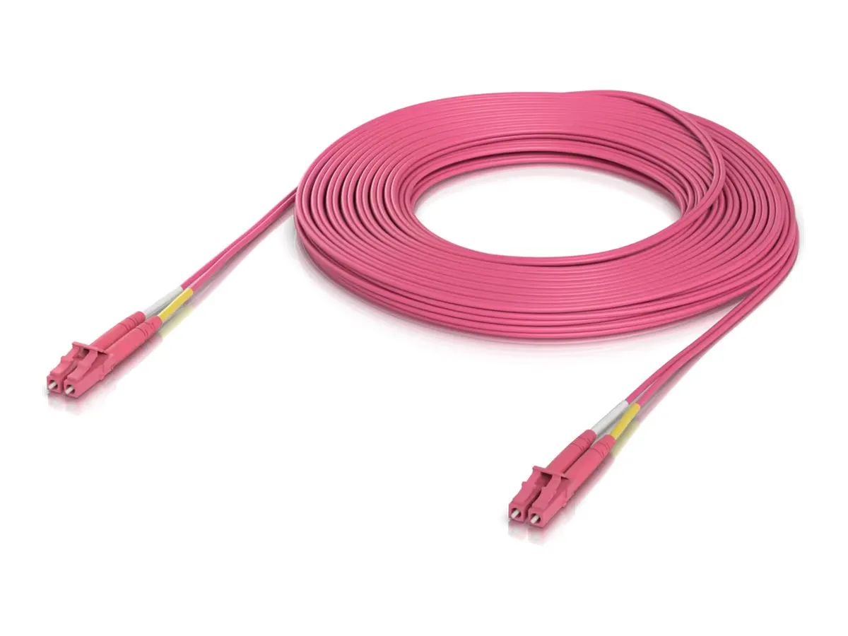 Ubiquiti OM4 Duplex LC UPC Fiber Patch Cable 15M