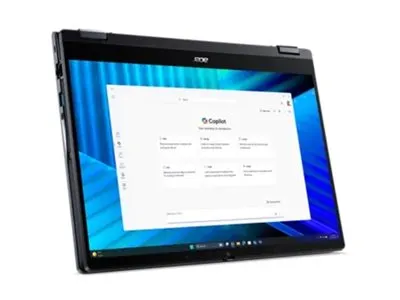 Acer TravelMate TMP414RN-55-TCO-57LZ Intel Core Ultra 5 225U Hybrid (2-in-1) 35,6 cm (14") Touchscreen WUXGA 16 GB