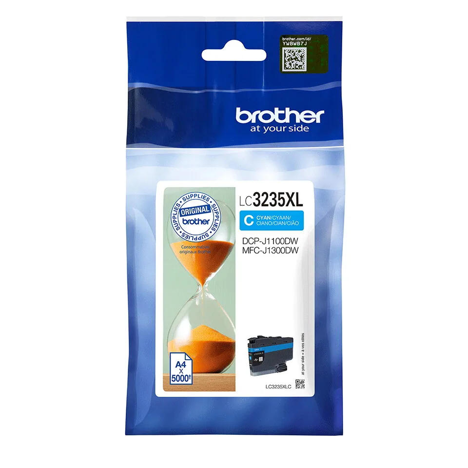 Brother LC3235XLC Druckerpatrone 1 Stück(e) Original Hohe (XL-) Ausbeute Cyan – Bild 1