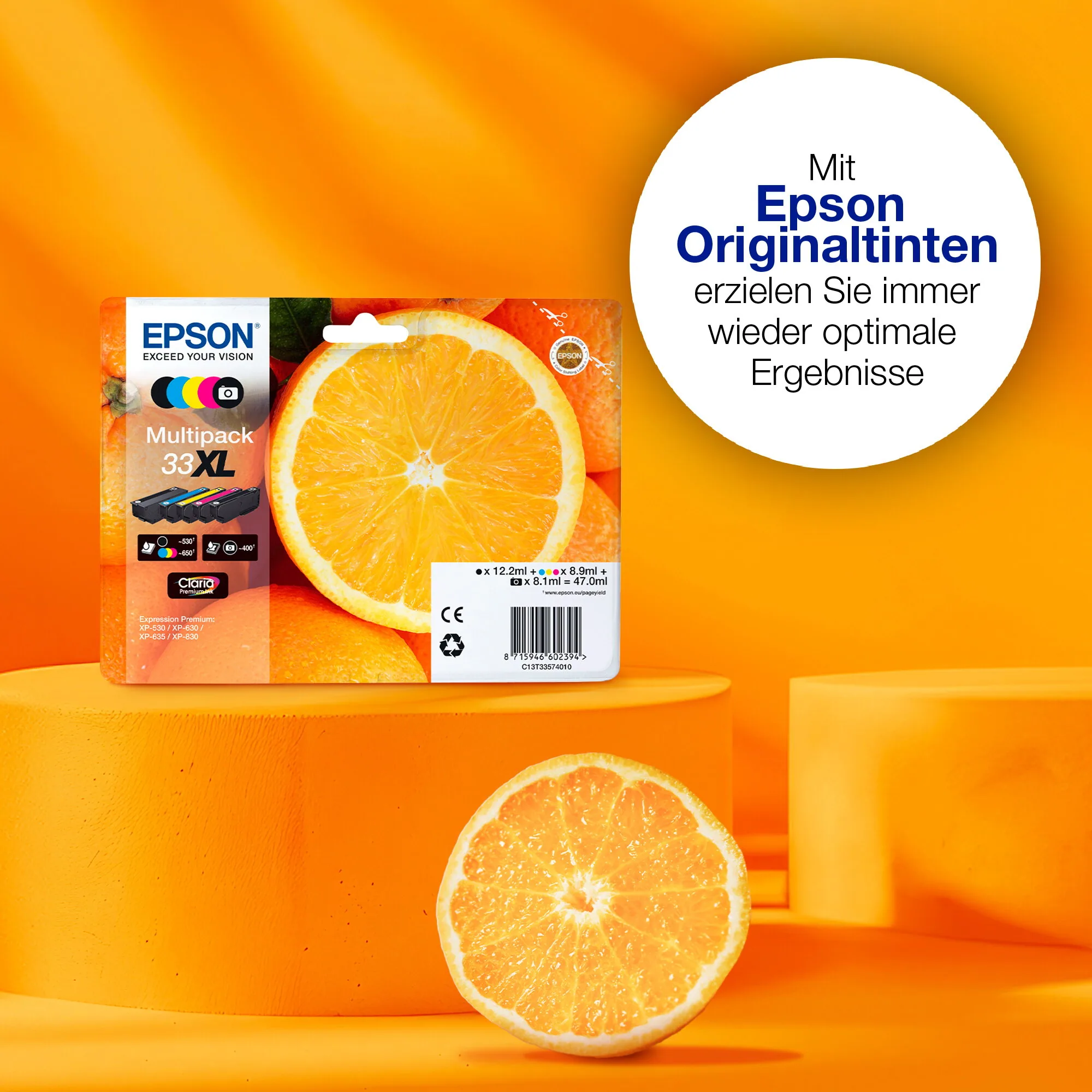 Epson Oranges 33 Orange Claria Premium Multipack 5 Farben Tinte – Bild 3