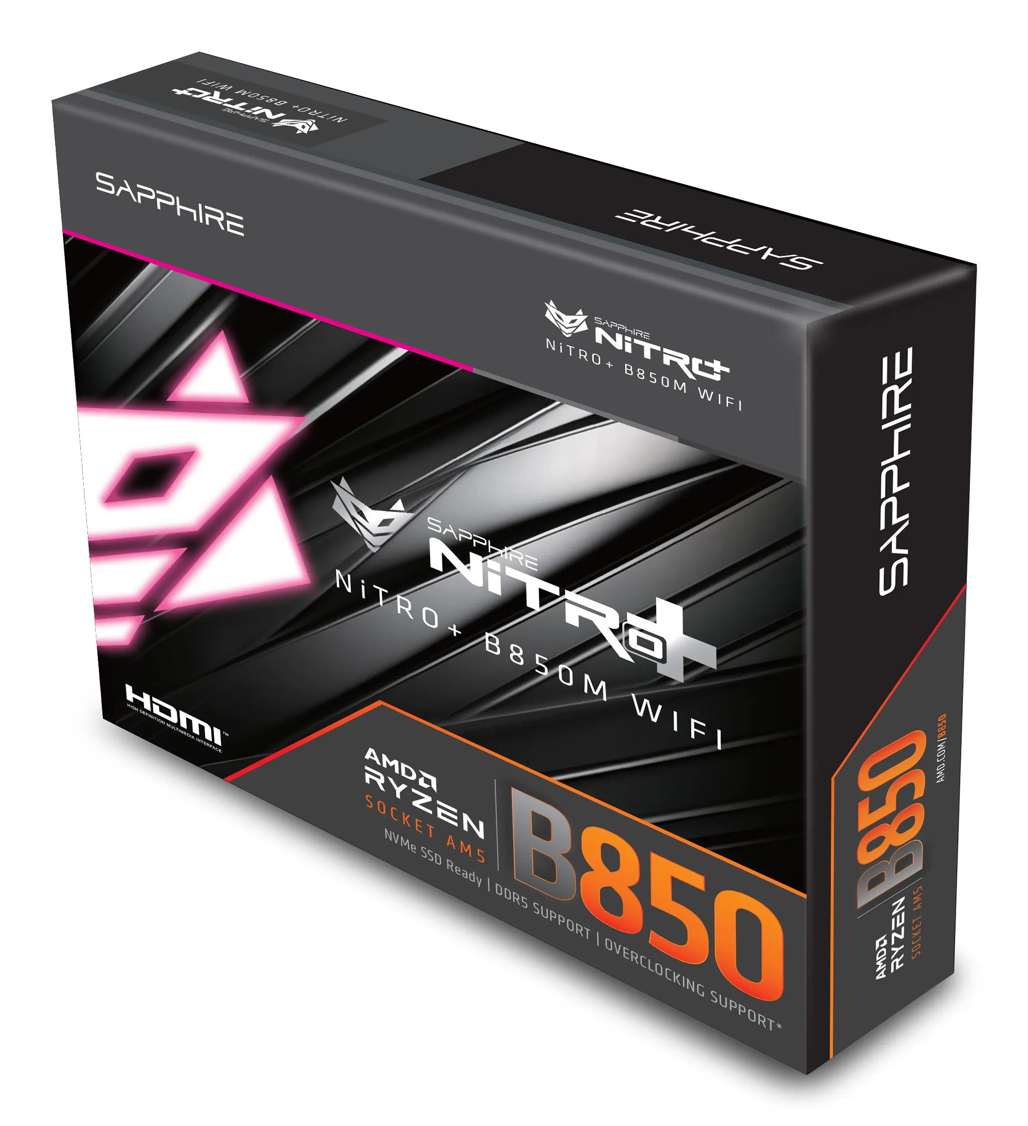 Sapphire MB NITRO+ B850M WIFI7 AMD, AM5, DDR5, mATX