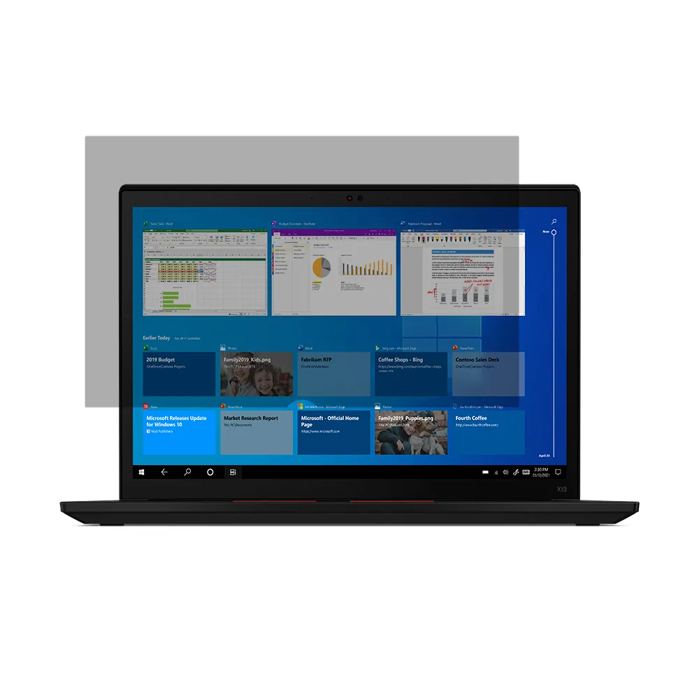 Lenovo 4XJ1U03945 Blickschutzfilter 33,8 cm (13.3") Laptop Rahmenloser Blickschutzfilter – Bild 1