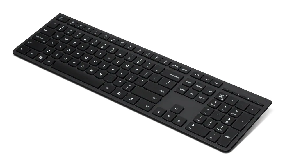 Lenovo Professional Wireless Rechargeable (Nordic) Tastatur Heimbüro RF Wireless + Bluetooth Deutsch Schwarz – Bild 1