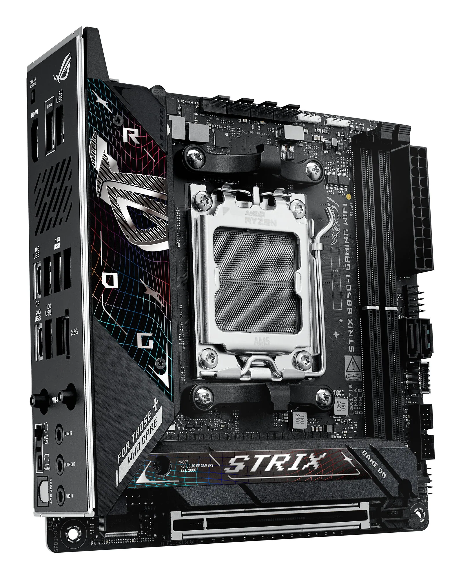 ASUS ROG STRIX B850-I GAMING WIFI AMD B850 Sockel AM5 mini ITX – Bild 5