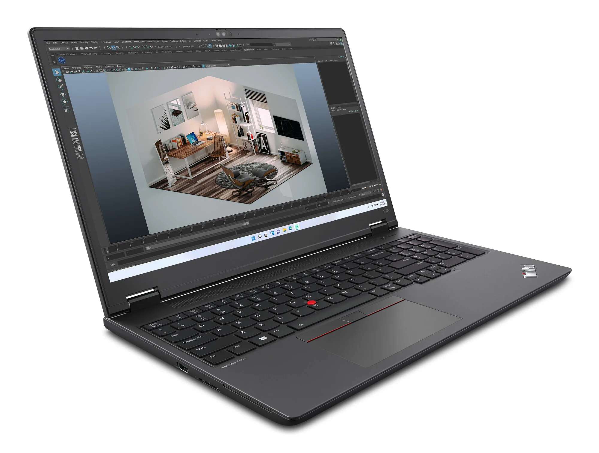 Lenovo ThinkPad P16v Gen 2 (Intel) Intel Core Ultra 7 165H Mobiler Arbeitsplatz 40,6 cm (16") WUXGA 32 GB DDR5-SDRAM 512 – Bild 3