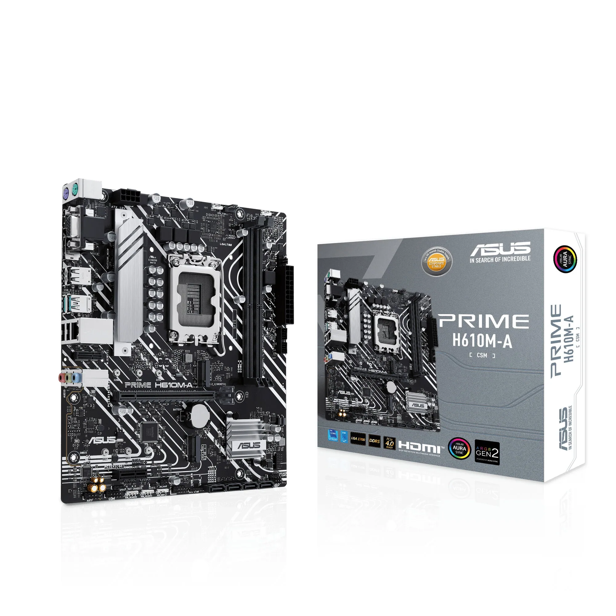 ASUS PRIME H610M-A-CSM Intel H610 LGA 1700 micro ATX – Bild 3