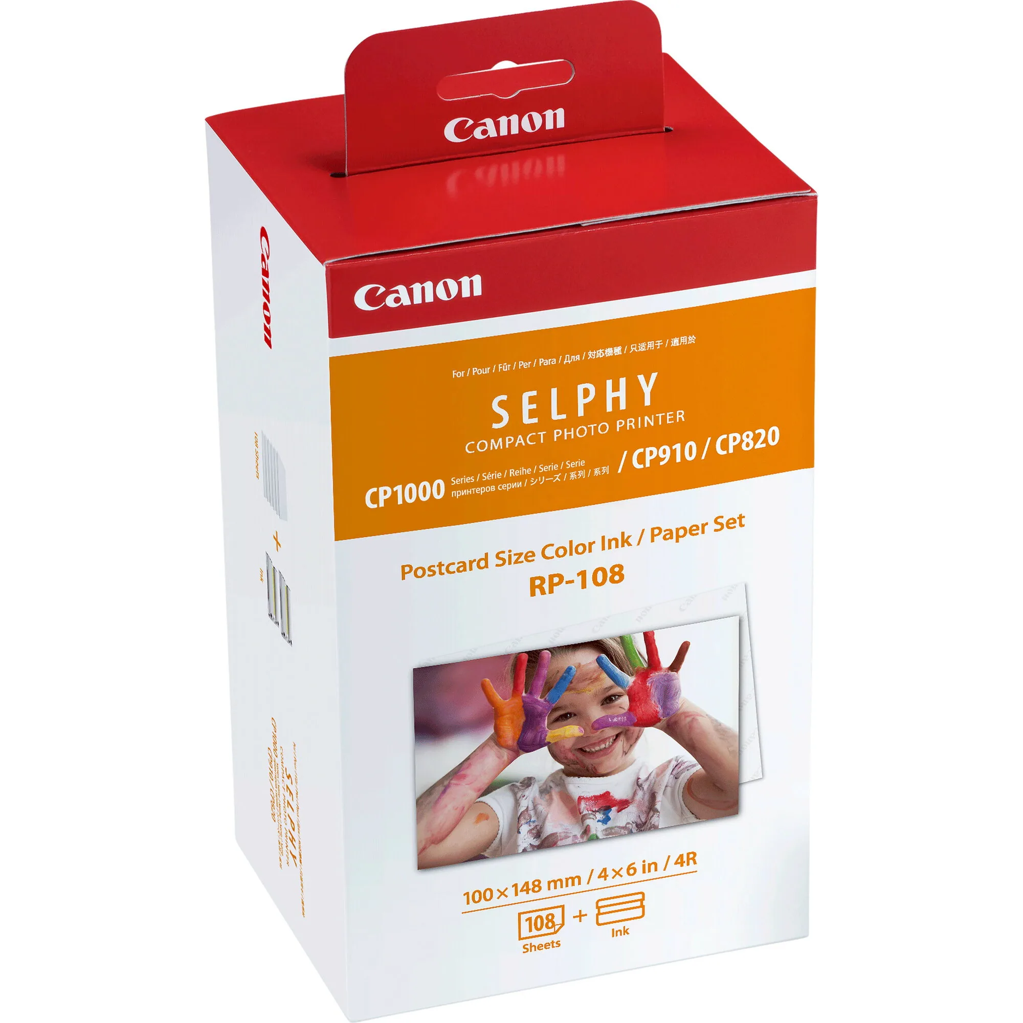 Canon RP-108 Farbtinte + 100 x 148 mm Papier, 108 Blatt – Bild 1