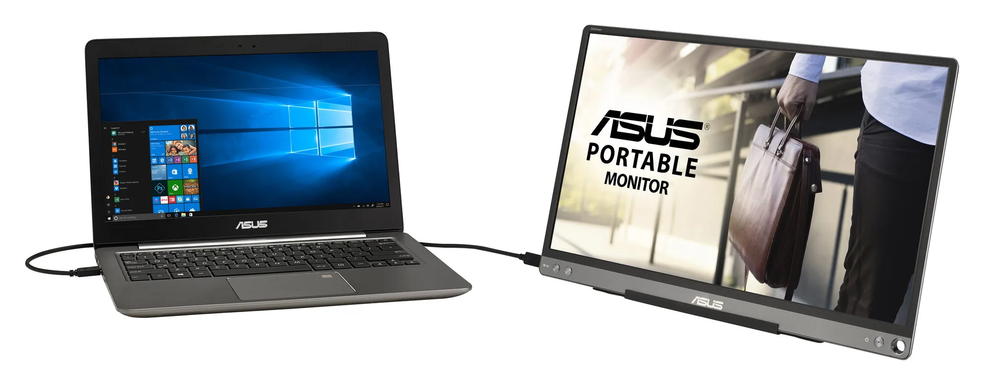 ASUS ZenScreen MB16ACE Computerbildschirm 39,6 cm (15.6") 1920 x 1080 Pixel Full HD LED Grau – Bild 6