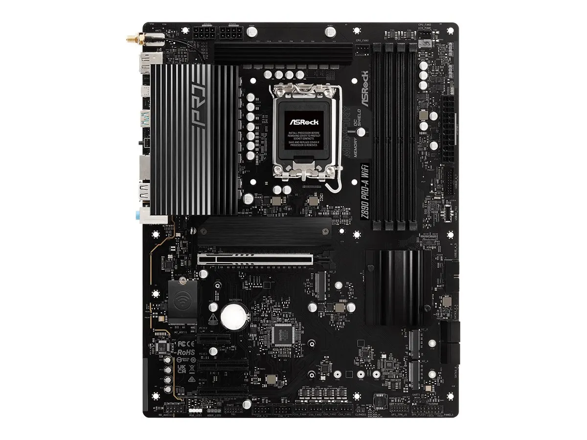 ASRock Z890 Pro-A WiFi 1851 ATX HDMI/DP/USB-C DDR5