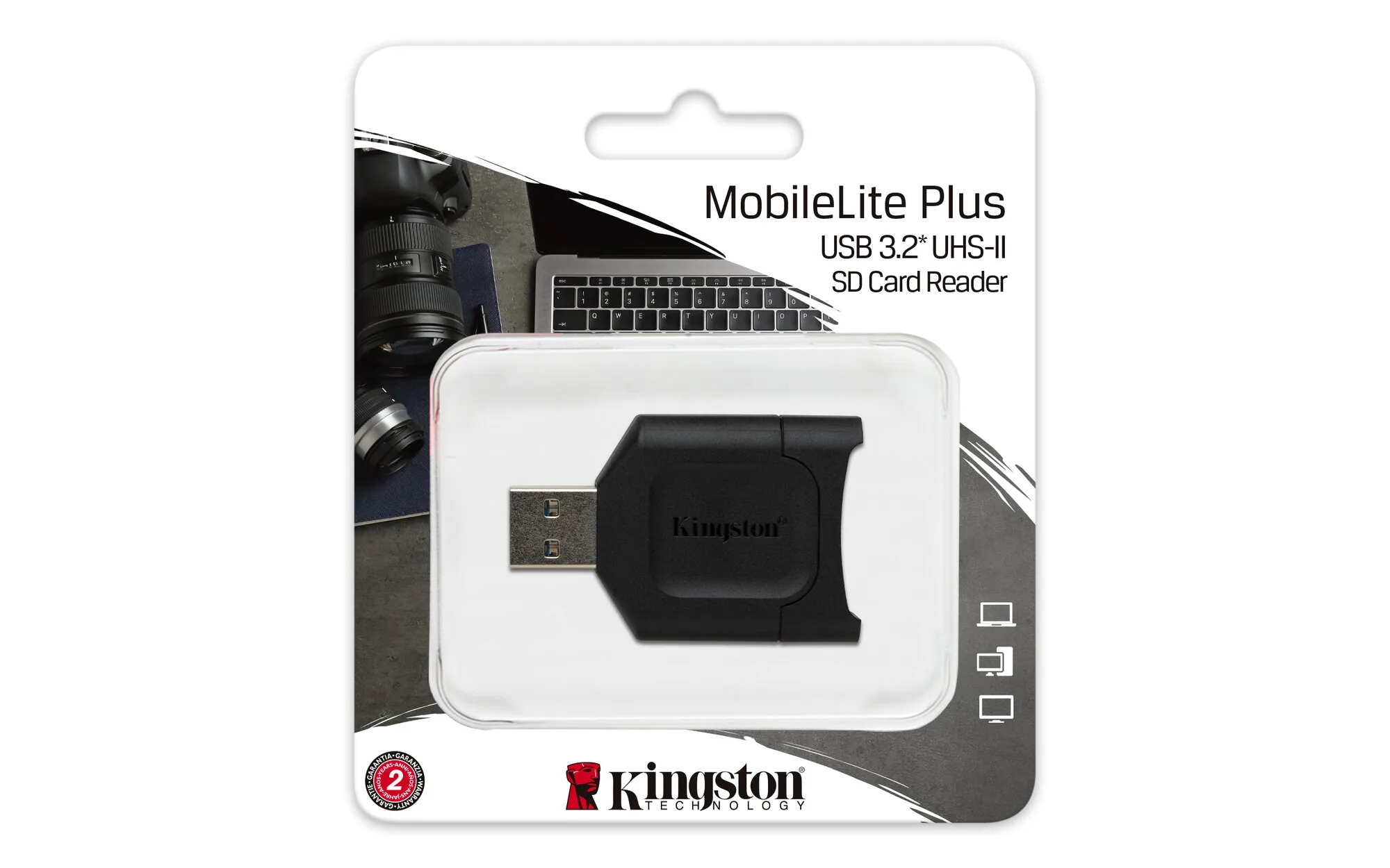 Kingston Technology MobileLite Plus Kartenleser USB 3.2 Gen 1 (3.1 Gen 1) Type-A Schwarz – Bild 3