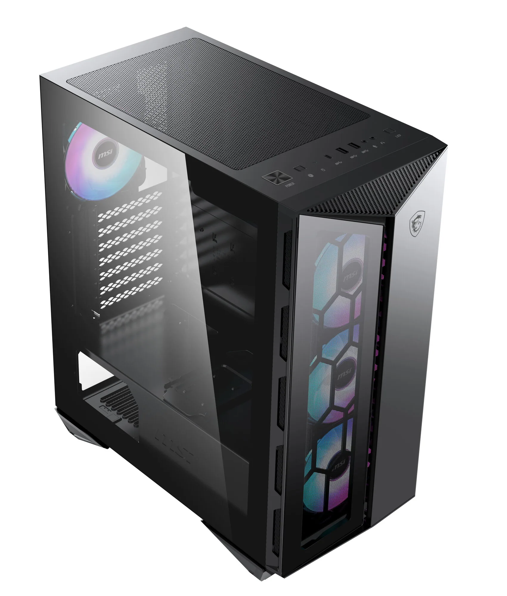 MSI MPG GUNGNIR 110R Computer-Gehäuse Midi Tower Schwarz – Bild 7