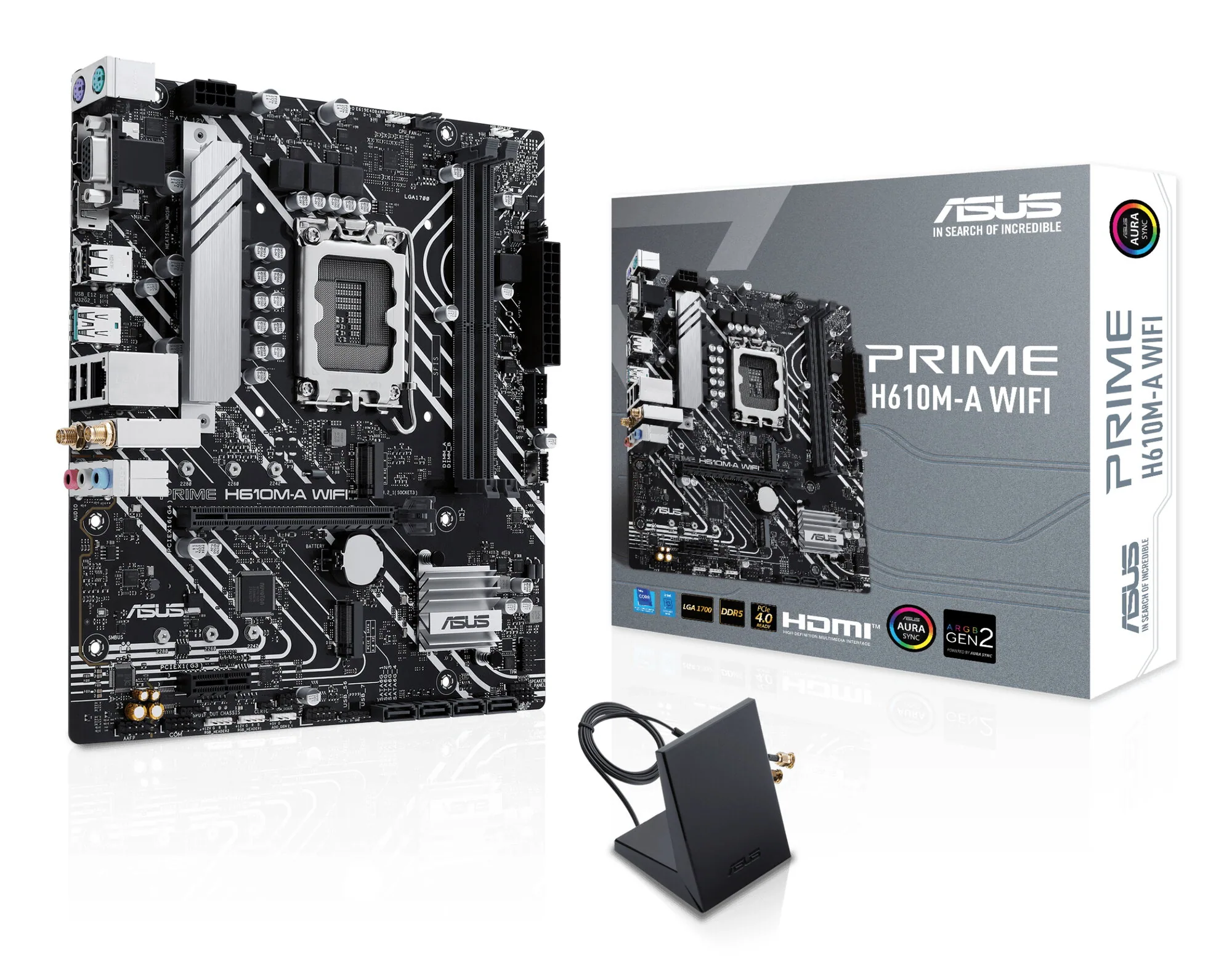ASUS PRIME H610M-A WIFI Intel H610 LGA 1700 micro ATX – Bild 1