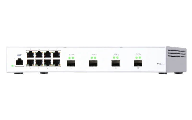 QNAP QSW-M408S Netzwerk-Switch Managed L2 Gigabit Ethernet (10/100/1000) Weiß – Bild 4