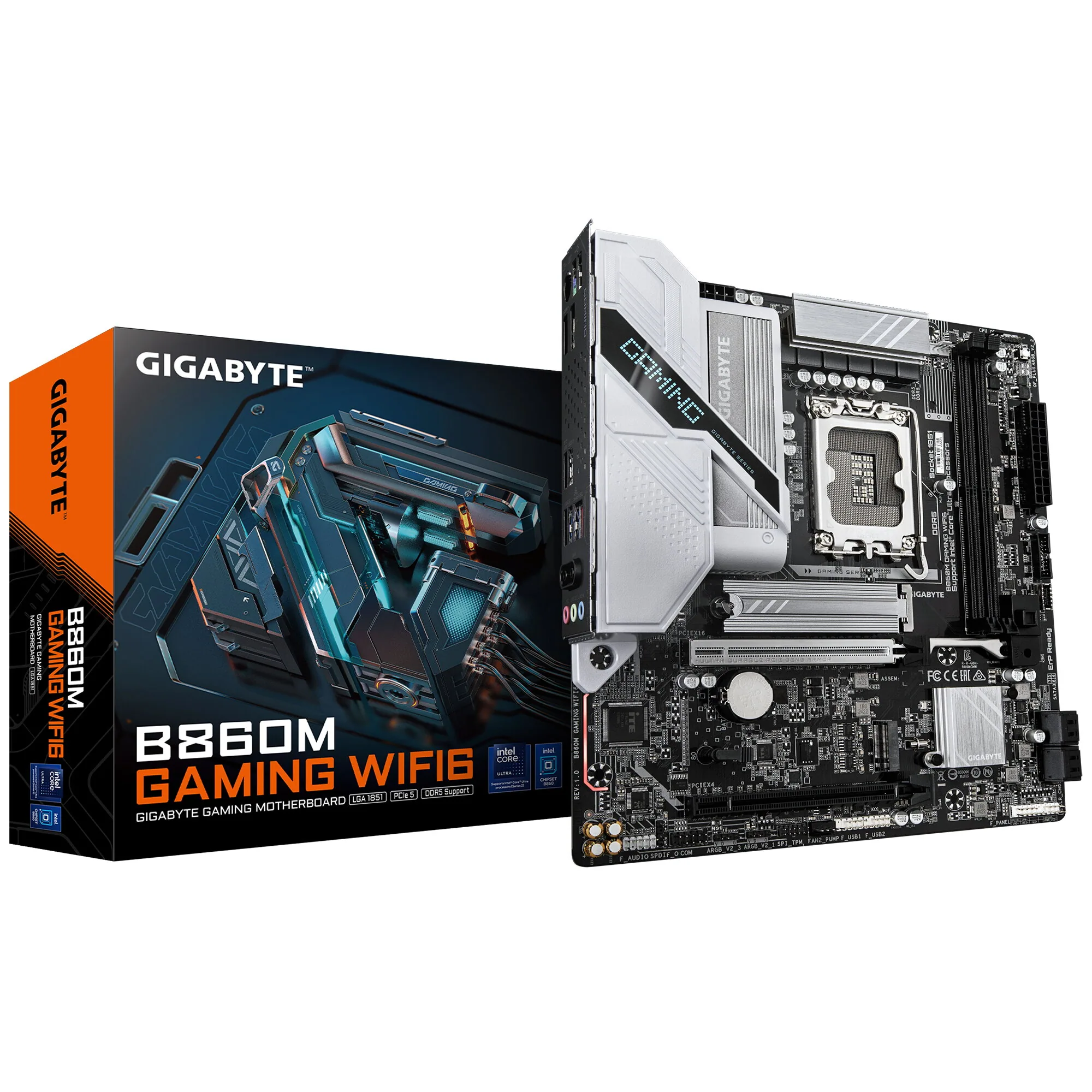 GIGABYTE B860M GAMING WIFI6 Mainboard – Bild 1