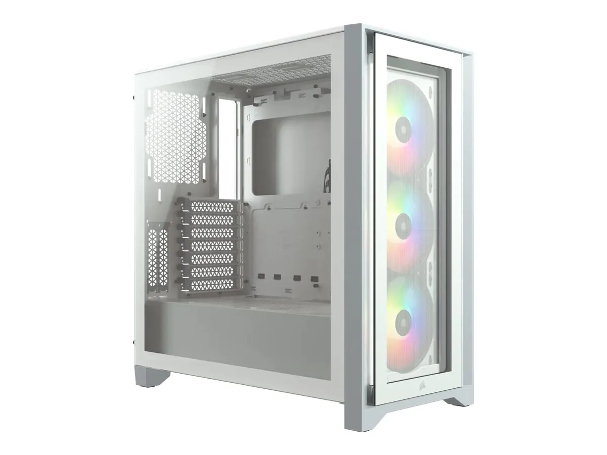 Corsair Geh Midi iCUE 4000X RGB (Tempered Glass)