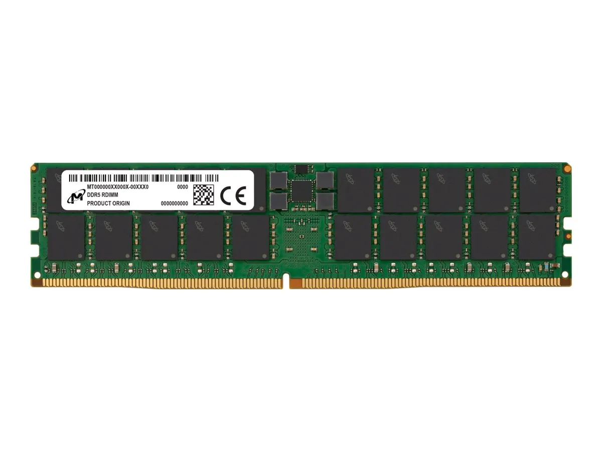 Micron 64 GB RAM DDR5-5600 MHz CL46 1.1V 288-PIN REG ECC (MTC40F2046S1RC56BR)